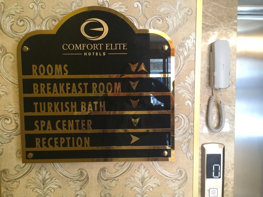 Comfort Elite Hotels Sultanahmet Istanbul Eksteriør billede
