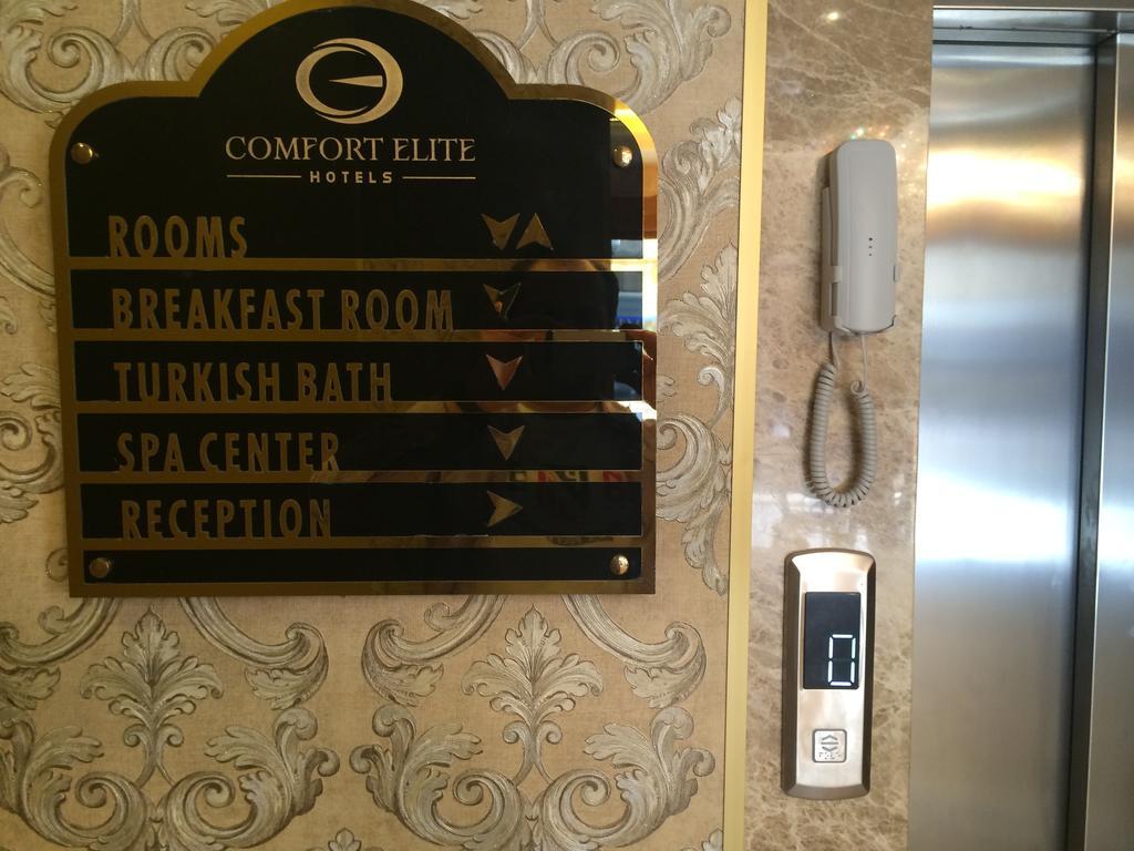 Comfort Elite Hotels Sultanahmet Istanbul Eksteriør billede